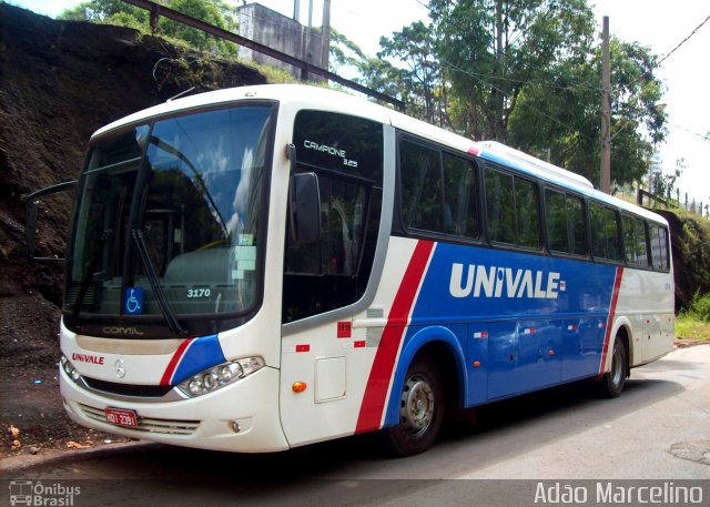 Univale Transportes 3170 na cidade de Nova Lima, Minas Gerais, Brasil, por Adão Raimundo Marcelino. ID da foto: 955343.