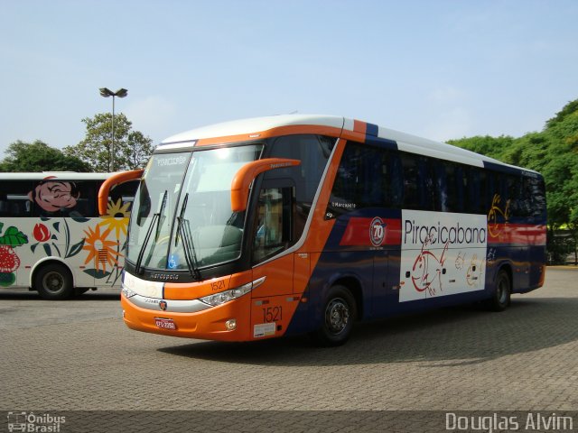 Viação Piracicabana 1521 na cidade de São Paulo, São Paulo, Brasil, por Douglas Alvim. Número da foto: #954930.
