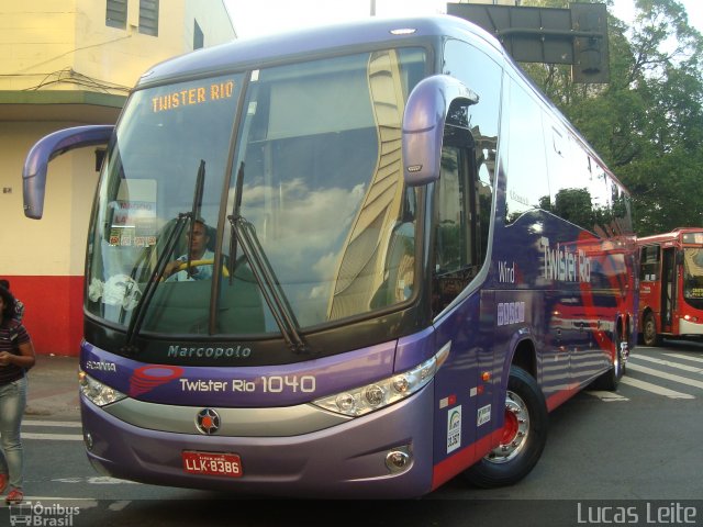 Twister Rio Transporte e Turismo 1040 na cidade de Belo Horizonte, Minas Gerais, Brasil, por Lucas Leite. Número da foto: #955175.