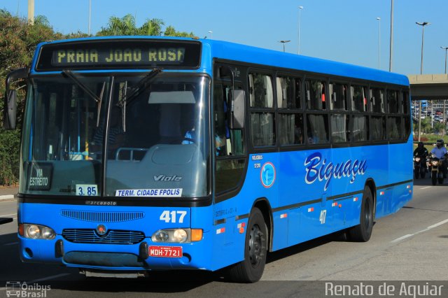 Biguaçu Transportes Coletivos Administração e Participação 417 na cidade de Florianópolis, Santa Catarina, Brasil, por Renato de Aguiar. Número da foto: #953586.