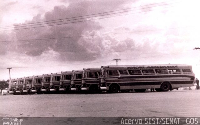 Viação Araguarina FROTA na cidade de Goiânia, Goiás, Brasil, por Carlos Júnior. ID da foto: 956968.