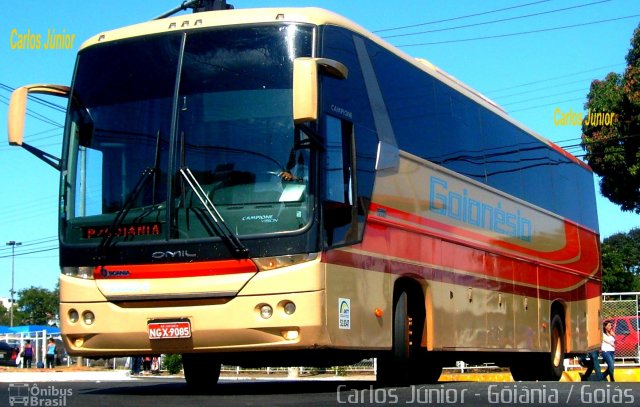 Auto Viação Goianésia 155003-6 na cidade de Goiânia, Goiás, Brasil, por Carlos Júnior. Número da foto: #956785.