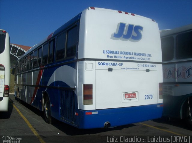 JJ Sorocaba Locadora e Transporte 2070 na cidade de Aparecida, São Paulo, Brasil, por Luiz Krolman. ID da foto: 956449.