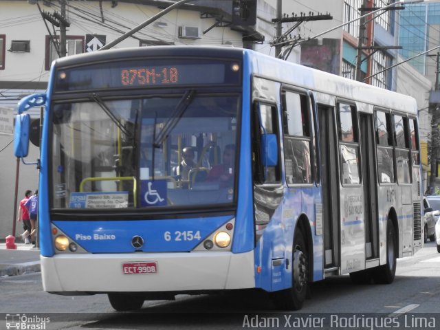 TUPI - Transportes Urbanos Piratininga 6 2154 na cidade de São Paulo, São Paulo, Brasil, por Adam Xavier Rodrigues Lima. Número da foto: #958374.