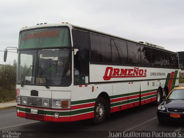 Expreso Internacional Ormeño 1187 na cidade de , por Juan Guillermo Pacheco S.. ID da foto: 959265.