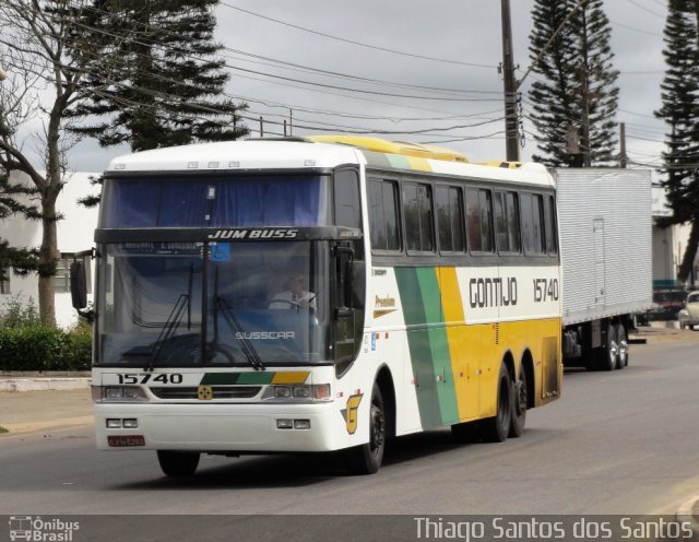 Empresa Gontijo de Transportes 15740 na cidade de Vitória da Conquista, Bahia, Brasil, por Thiago Santos. ID da foto: 958992.