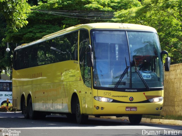 Viação Itapemirim 5715 na cidade de Salvador, Bahia, Brasil, por Osmar Junior. ID da foto: 957754.