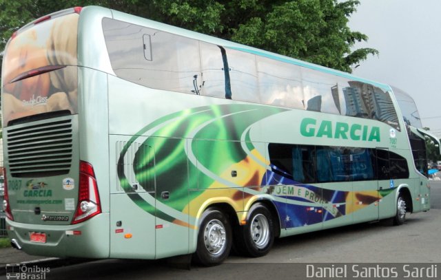 Viação Garcia 7087 na cidade de São Paulo, São Paulo, Brasil, por Daniel Santos Sardi. Número da foto: #958854.