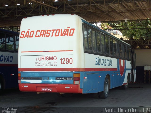 Viação São Cristóvão 1290 na cidade de Divinópolis, Minas Gerais, Brasil, por Paulo Ricardo. ID da foto: 959097.