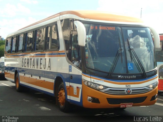 Viação Sertaneja 520 na cidade de Belo Horizonte, Minas Gerais, Brasil, por Lucas Leite. Número da foto: #957900.