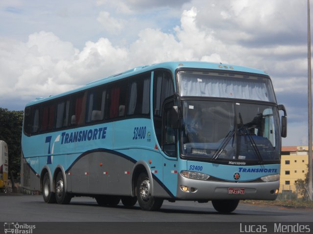 Transnorte - Transporte e Turismo Norte de Minas 52400 na cidade de Montes Claros, Minas Gerais, Brasil, por Lucas  Mendes. Número da foto: #960906.