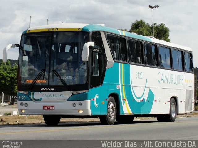 Auto Viação Camurujipe 3120 na cidade de Vitória da Conquista, Bahia, Brasil, por Welder Dias. ID da foto: 961036.