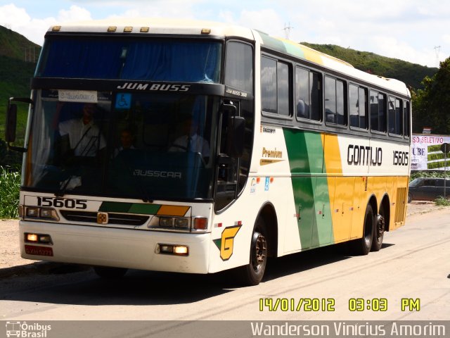 Empresa Gontijo de Transportes 15605 na cidade de Coronel Fabriciano, Minas Gerais, Brasil, por Wanderson Vinícius Amorim. ID da foto: 961418.