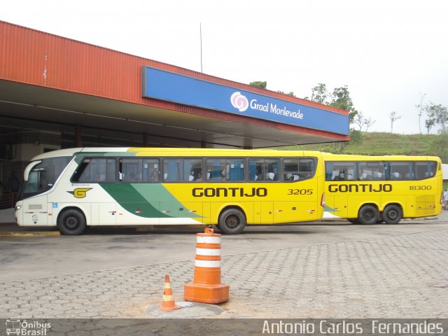 Empresa Gontijo de Transportes 3205 na cidade de João Monlevade, Minas Gerais, Brasil, por Antonio Carlos Fernandes. ID da foto: 960423.