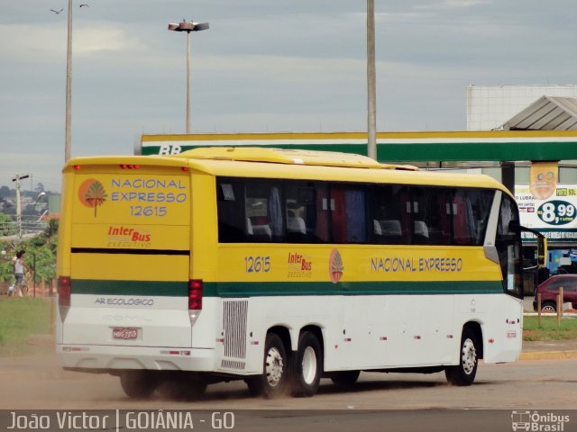 Nacional Expresso 12615 na cidade de Goiânia, Goiás, Brasil, por João Victor. Número da foto: #961067.