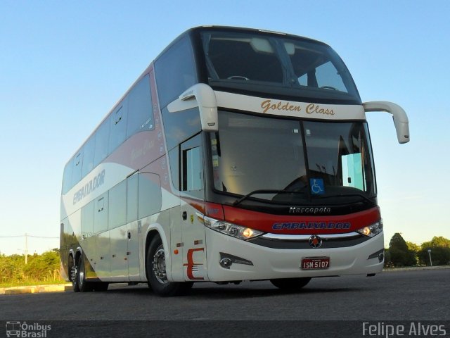 Expresso Embaixador 504 na cidade de Pelotas, Rio Grande do Sul, Brasil, por Felipe Alves. Número da foto: #962085.