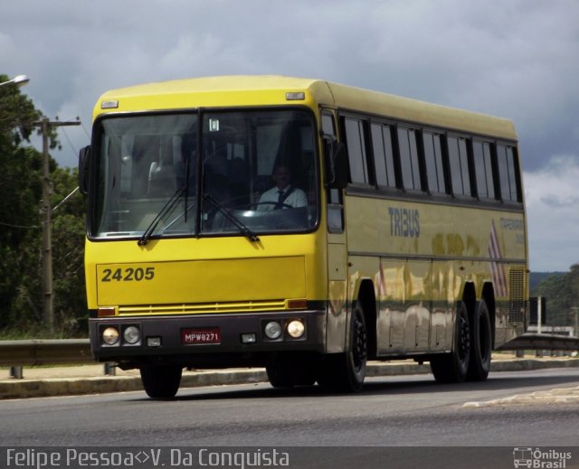 Viação Itapemirim 24205 na cidade de Vitória da Conquista, Bahia, Brasil, por Felipe Pessoa de Albuquerque. ID da foto: 963218.