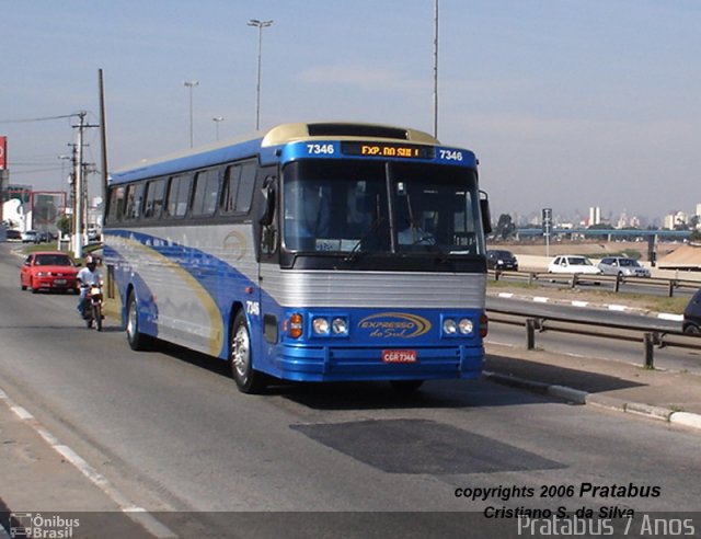 Expresso do Sul 7346 na cidade de São Paulo, São Paulo, Brasil, por Cristiano Soares da Silva. Número da foto: #963895.