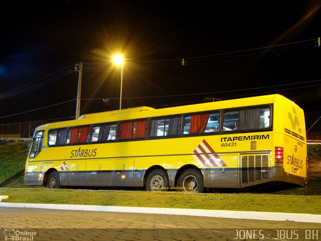 Viação Itapemirim 40431 na cidade de Belo Horizonte, Minas Gerais, Brasil, por Jones Bh. Número da foto: #962484.