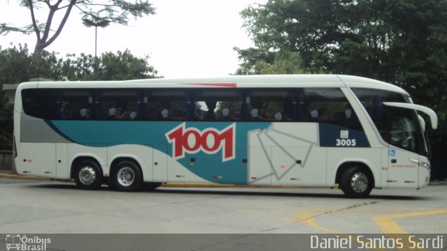 Auto Viação 1001 3005 na cidade de São Paulo, São Paulo, Brasil, por Daniel Santos Sardi. Número da foto: #1006111.