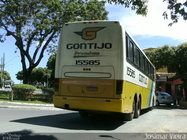 Empresa Gontijo de Transportes 15585 na cidade de Curvelo, Minas Gerais, Brasil, por Josimar Vieira. ID da foto: 1005938.