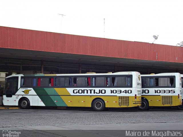 Empresa Gontijo de Transportes 10340 na cidade de João Monlevade, Minas Gerais, Brasil, por Mairo de Magalhães. ID da foto: 1007123.