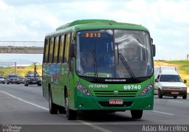 Viação Santa Edwiges 69740 na cidade de Betim, Minas Gerais, Brasil, por Adão Raimundo Marcelino. Número da foto: #1025877.
