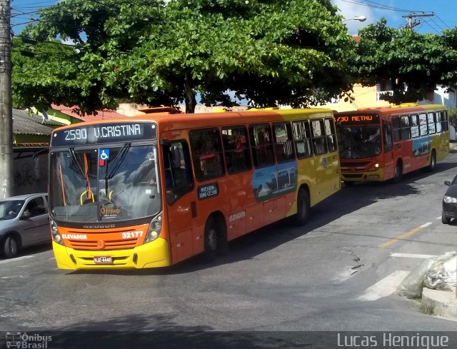 Transvia Transporte Coletivo 32177 na cidade de Contagem, Minas Gerais, Brasil, por Lucas Henrique . Número da foto: #1025023.