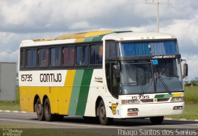 Empresa Gontijo de Transportes 15735 na cidade de Vitória da Conquista, Bahia, Brasil, por Thiago Santos. ID da foto: 1025129.