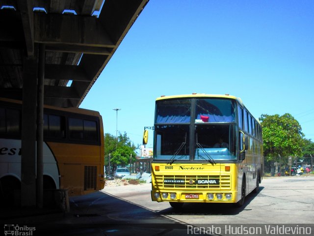 Viação Nordeste 0900 na cidade de Natal, Rio Grande do Norte, Brasil, por Renato Hudson Valdevino. Número da foto: #1025204.
