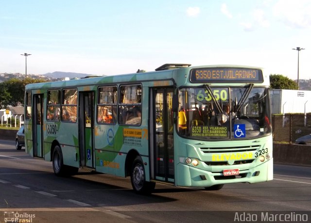 Sagrada Família Ônibus 3233 na cidade de Belo Horizonte, Minas Gerais, Brasil, por Adão Raimundo Marcelino. Número da foto: #1027689.