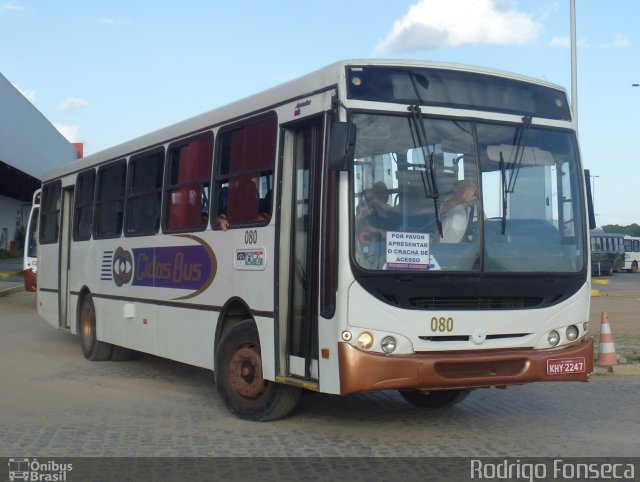 Cidos Bus 080 na cidade de Caruaru, Pernambuco, Brasil, por Rodrigo Fonseca. Número da foto: #1027516.