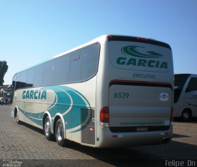 Viação Garcia 6539 na cidade de Londrina, Paraná, Brasil, por Felipe  Dn. Número da foto: #1026060.