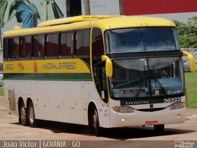 Nacional Expresso 36322 na cidade de Goiânia, Goiás, Brasil, por João Victor. ID da foto: 1027568.