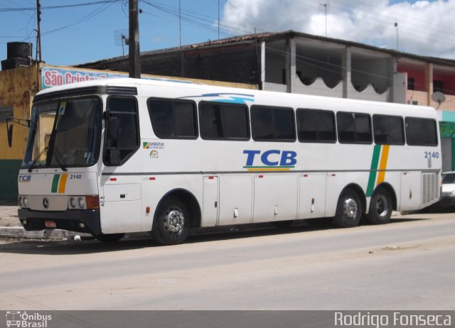 Trans Brasil > TCB - Transporte Coletivo Brasil 2140 na cidade de Maceió, Alagoas, Brasil, por Rodrigo Fonseca. ID da foto: 1029762.