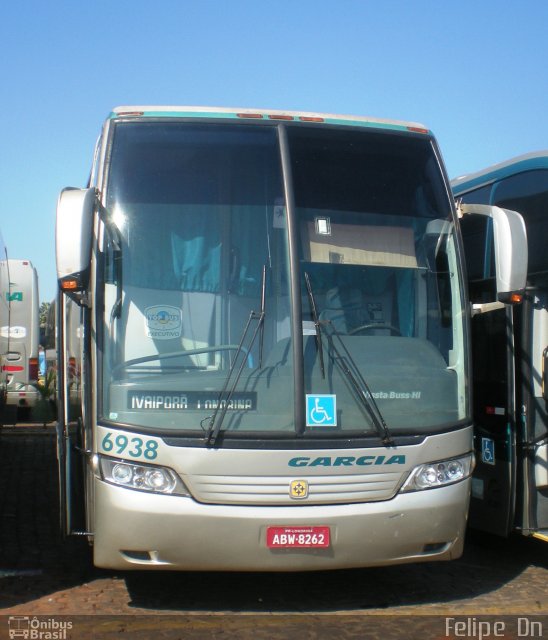 Viação Garcia 6938 na cidade de Londrina, Paraná, Brasil, por Felipe  Dn. ID da foto: 1027871.