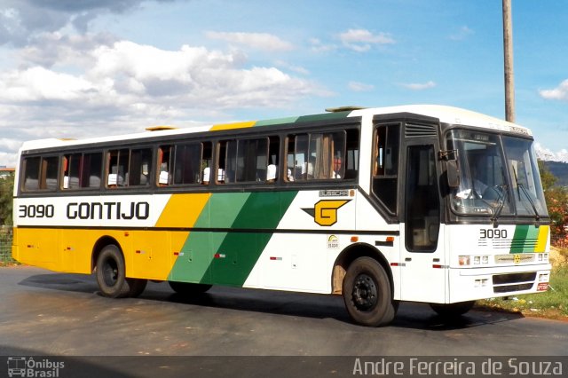 Empresa Gontijo de Transportes 3090 na cidade de Montes Claros, Minas Gerais, Brasil, por Andre Ferreira de Souza. ID da foto: 1029397.