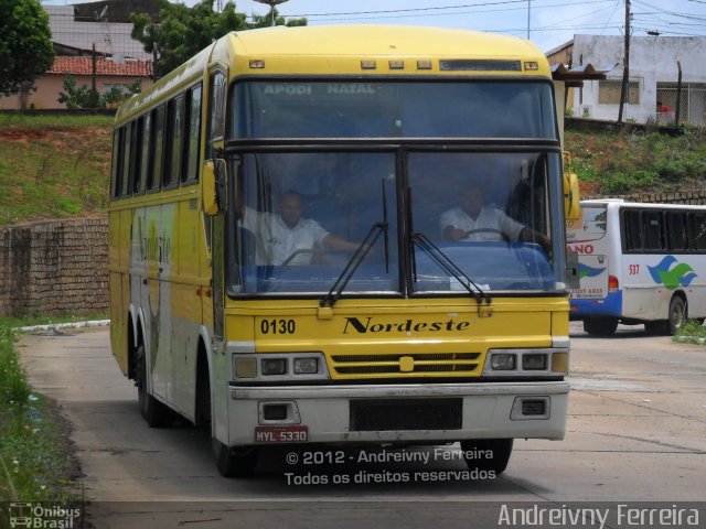 Viação Nordeste 0130 na cidade de Natal, Rio Grande do Norte, Brasil, por Andreivny Ferreira. Número da foto: #1029029.