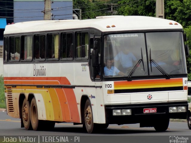 Bonitão Viagem e Turismo 6100 na cidade de Teresina, Piauí, Brasil, por João Victor. ID da foto: 1028372.