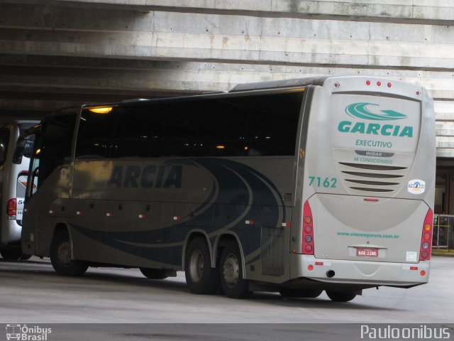 Viação Garcia 7162 na cidade de Campinas, São Paulo, Brasil, por Paulo Camillo Mendes Maria. ID da foto: 1030284.