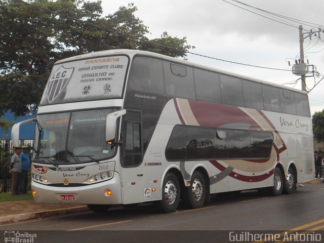 Vera Cruz Transporte e Turismo 2000 na cidade de Araxá, Minas Gerais, Brasil, por Guilherme Antonio. Número da foto: #1030547.