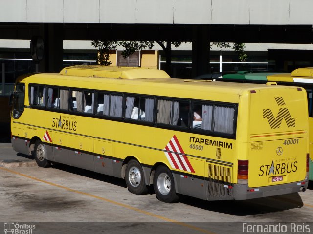 Viação Itapemirim 40001 na cidade de Ribeirão Preto, São Paulo, Brasil, por Fernando Reis. Número da foto: #1030200.