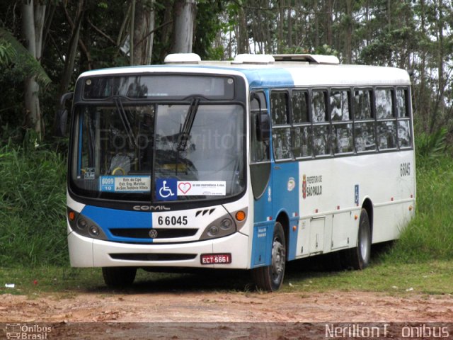 Transwolff Transportes e Turismo 6 6045 na cidade de São Paulo, São Paulo, Brasil, por Nerilton F.  ônibus. Número da foto: #1030575.