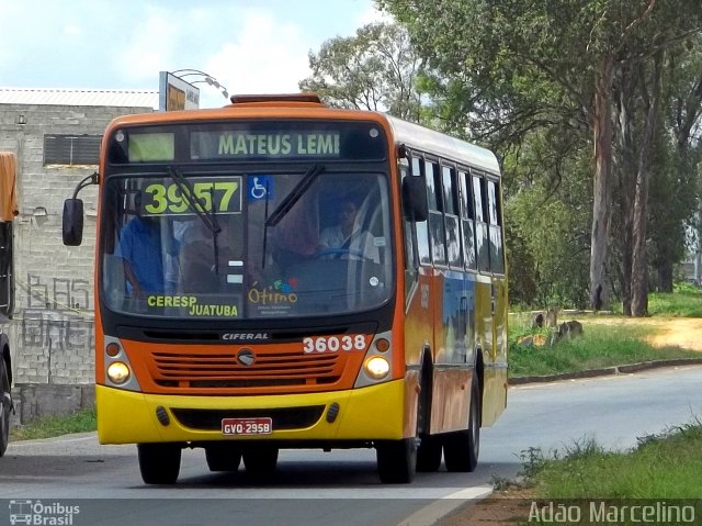 Transjuatuba > Stilo Transportes 36038 na cidade de Betim, Minas Gerais, Brasil, por Adão Raimundo Marcelino. Número da foto: #1031885.