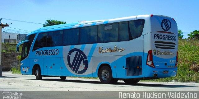 Auto Viação Progresso 6201 na cidade de Natal, Rio Grande do Norte, Brasil, por Renato Hudson Valdevino. Número da foto: #1031112.