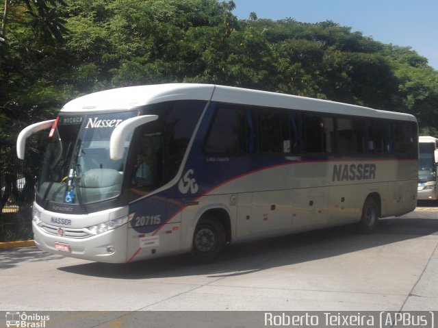 Viação Nasser 207115 na cidade de São Paulo, São Paulo, Brasil, por Roberto Teixeira. Número da foto: #1031391.