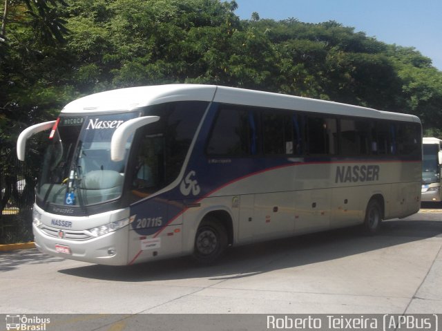 Viação Nasser 207115 na cidade de São Paulo, São Paulo, Brasil, por Roberto Teixeira. ID da foto: 1031391.