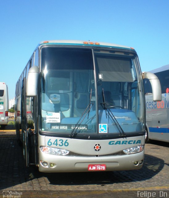 Viação Garcia 6436 na cidade de Londrina, Paraná, Brasil, por Felipe  Dn. ID da foto: 1032071.