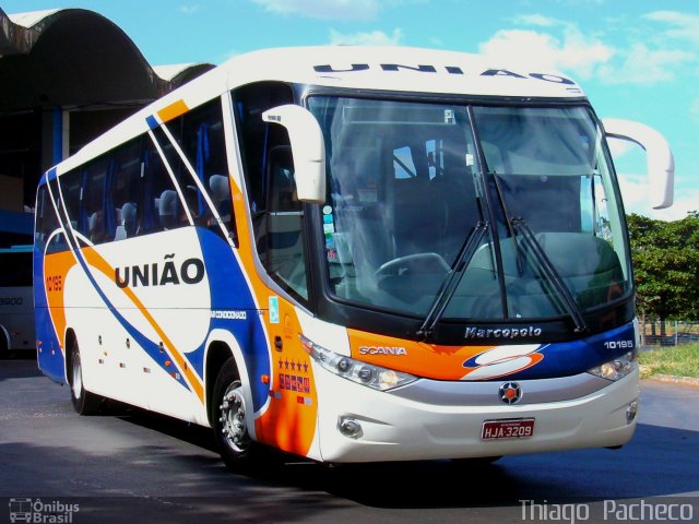 Expresso União 10195 na cidade de Montes Claros, Minas Gerais, Brasil, por Thiago  Pacheco. Número da foto: #1033036.