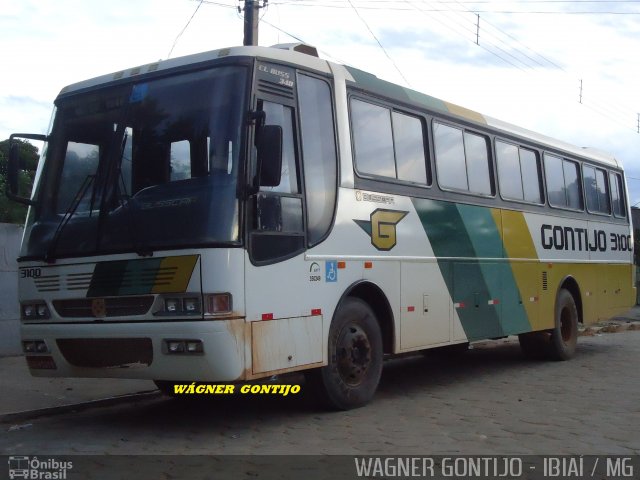 Empresa Gontijo de Transportes 3100 na cidade de Ibiaí, Minas Gerais, Brasil, por Wágner  Gontijo. ID da foto: 1032757.